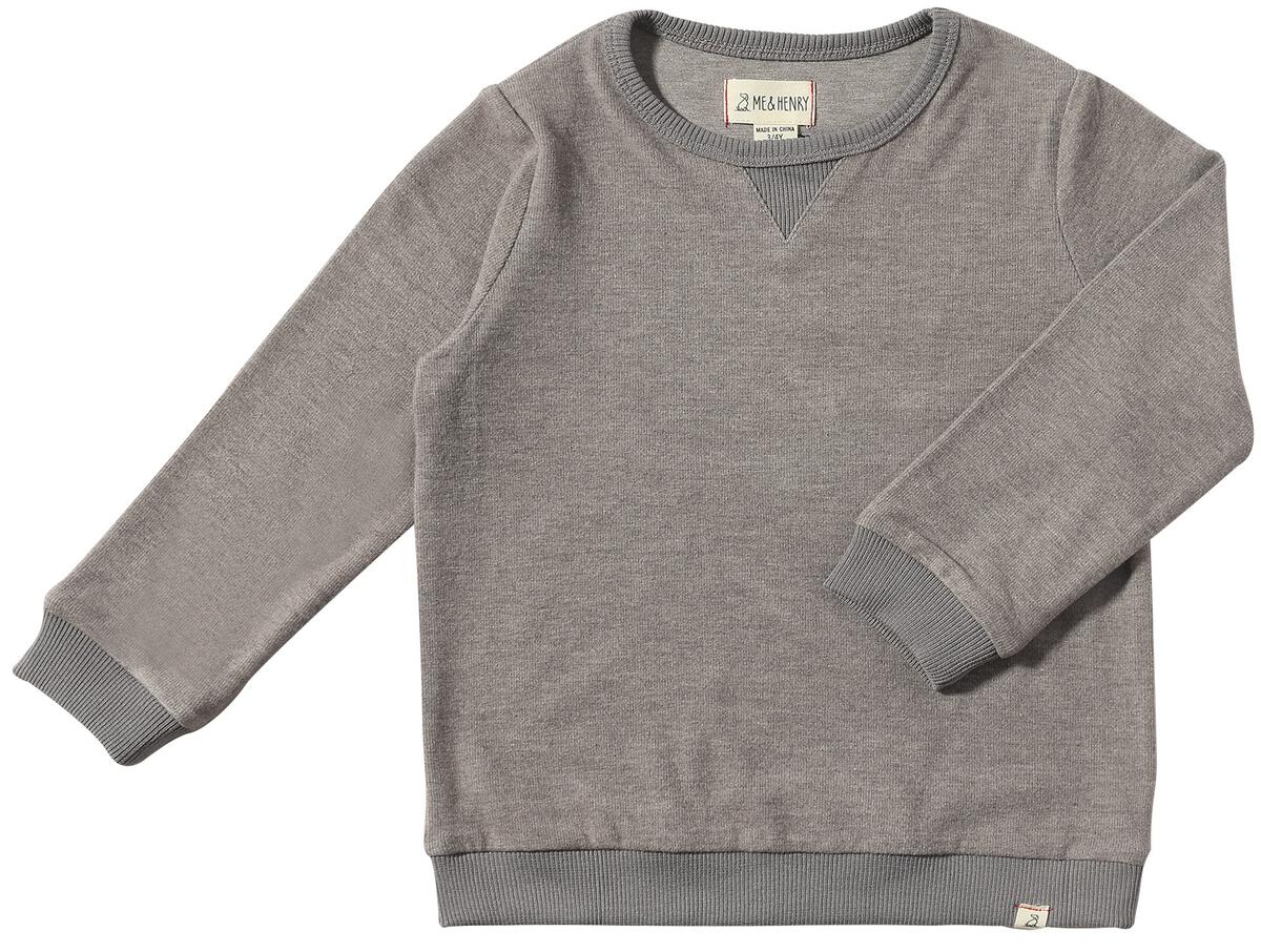 Tarquin Sweatshirt- Grey Cozy
