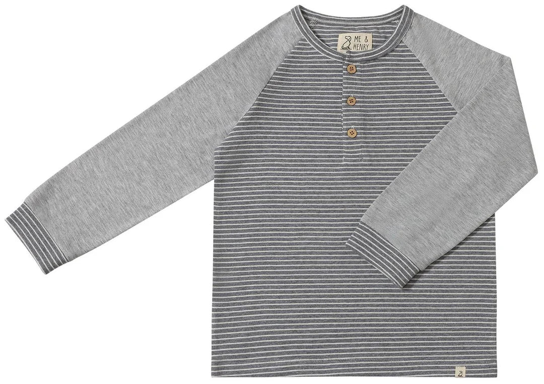 lugoff henley- grey stripe/grey arms