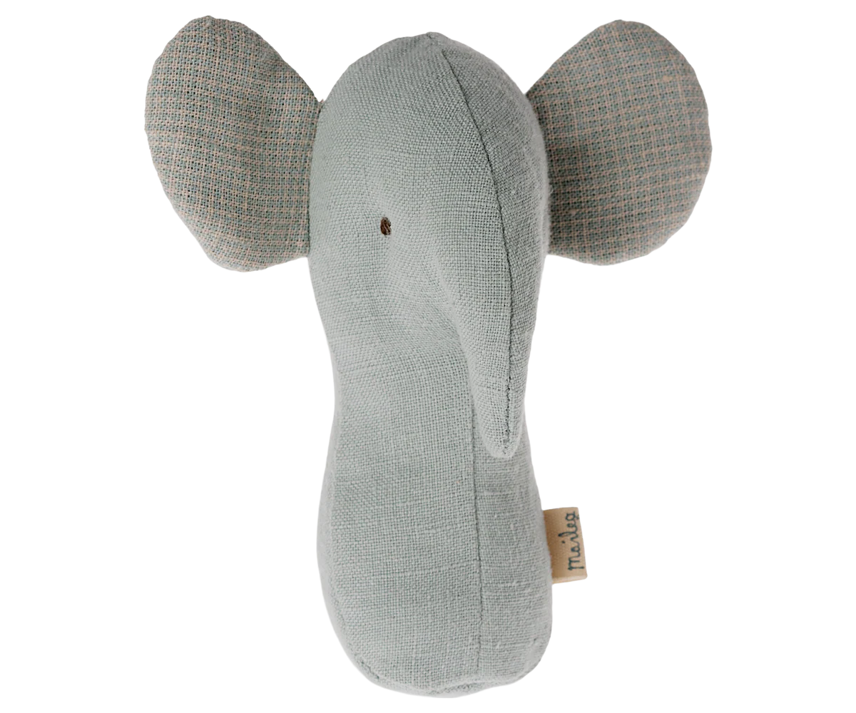 Lullaby Friend- Elephant Rattle light dusty blue