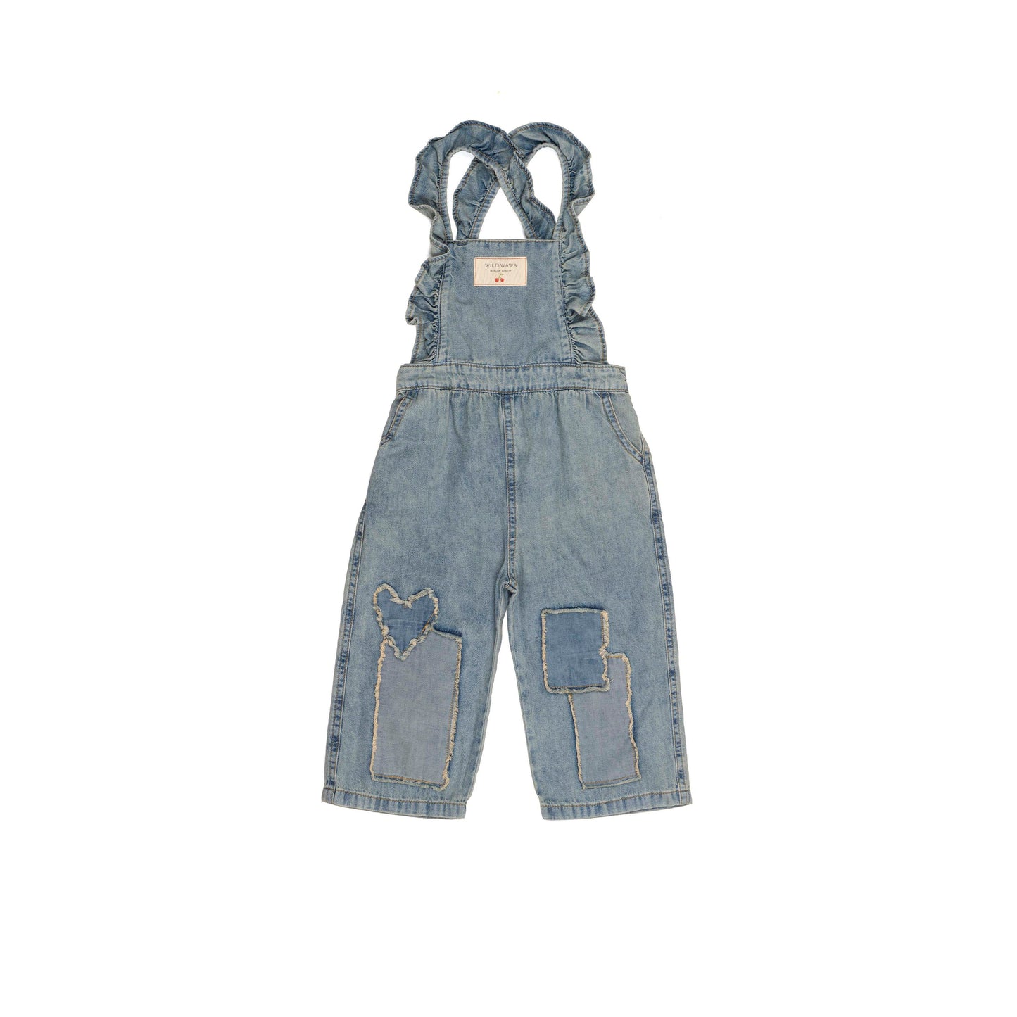 Pinafore Jumpsuit- Denim