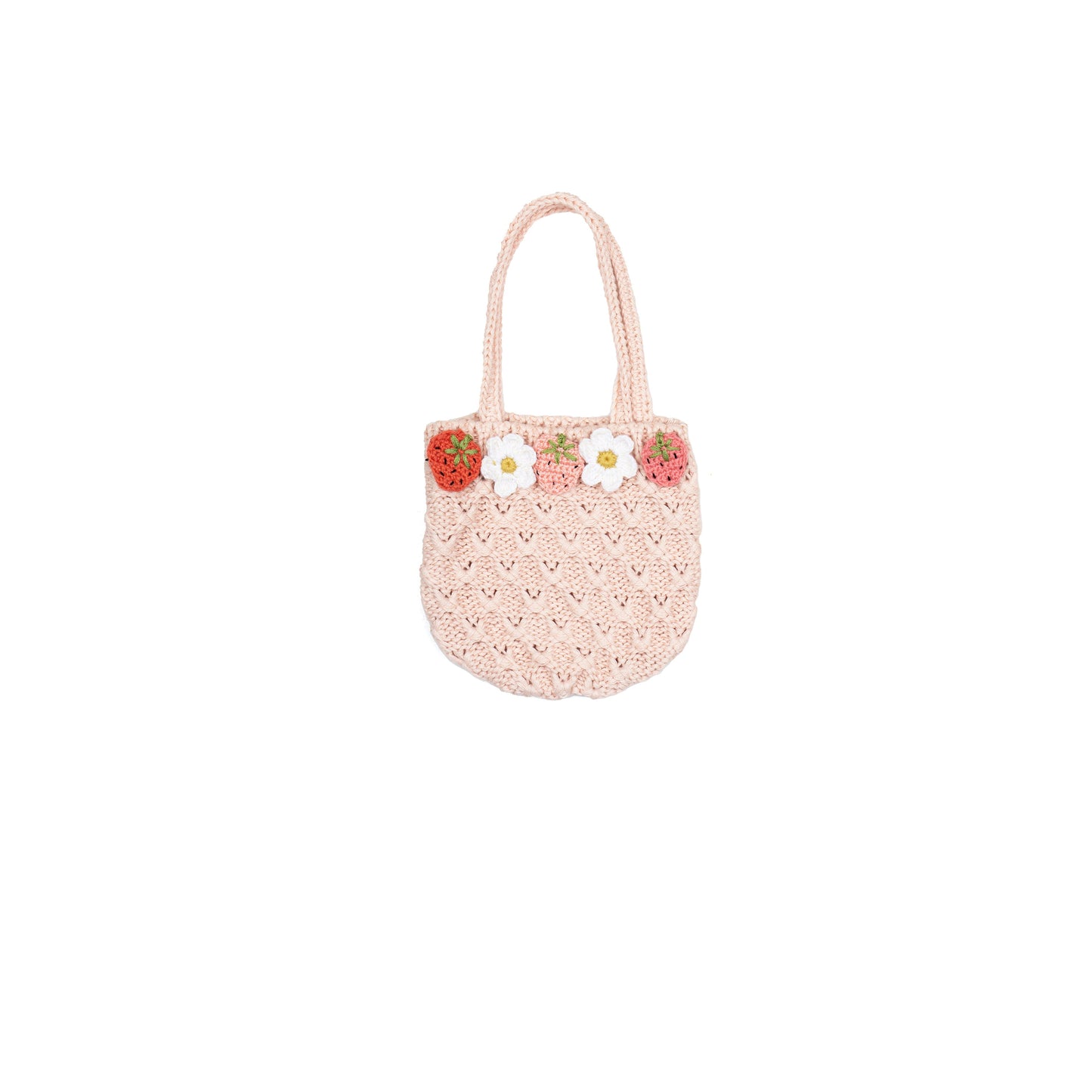 Crochet Purse- Strawberry Daisy