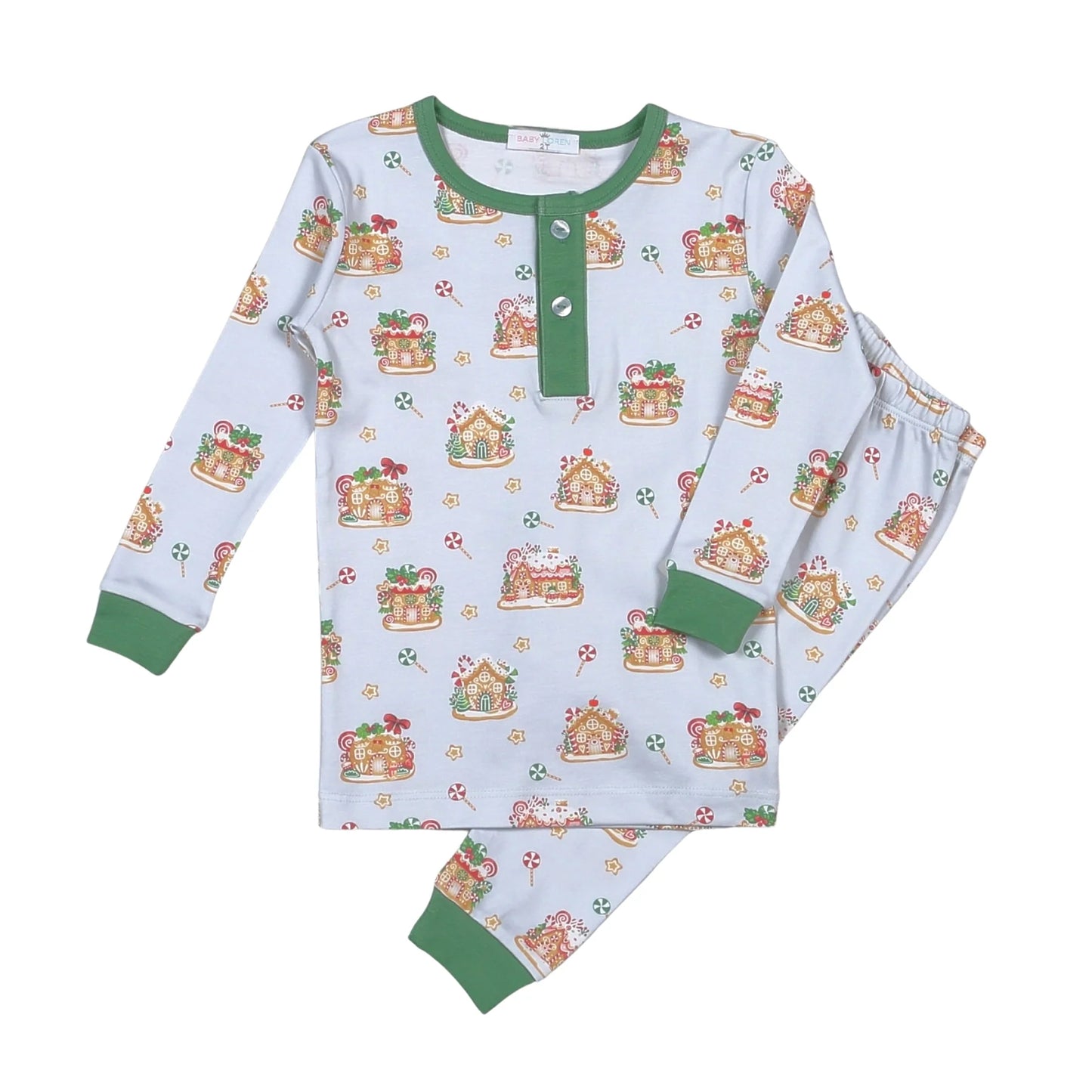 Gingerbread House Pima 2 Pcs Loungewear