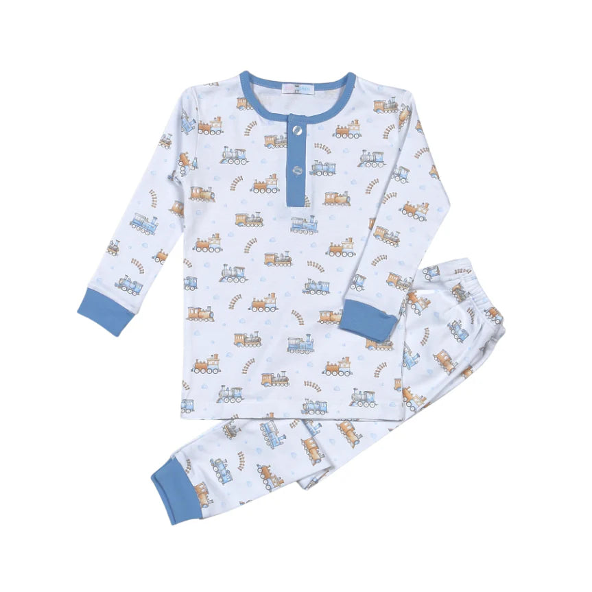 The Choo Choo Collection Pima Two Pcs Loungewear