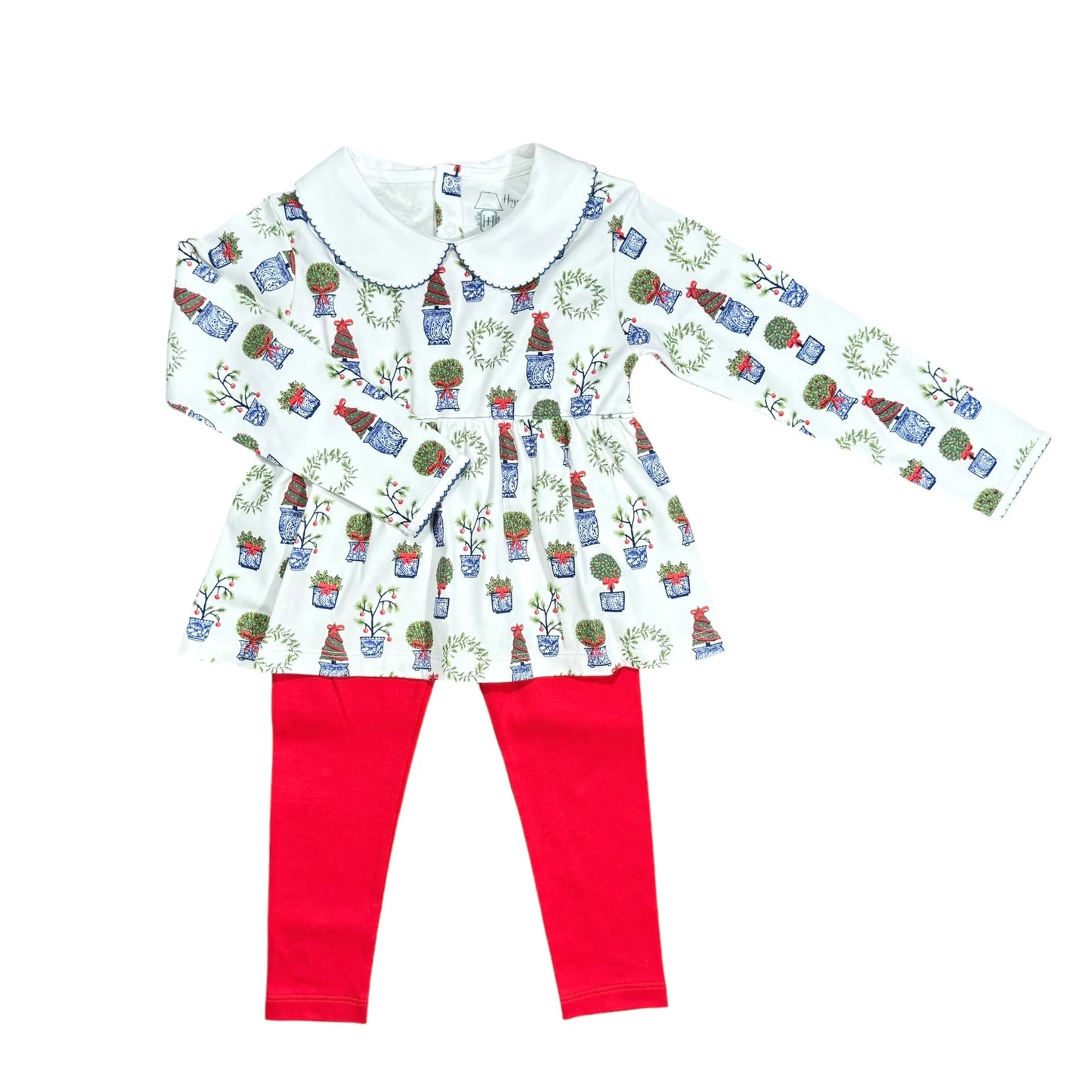 Play Shirt And Leggings- Christmas Planters