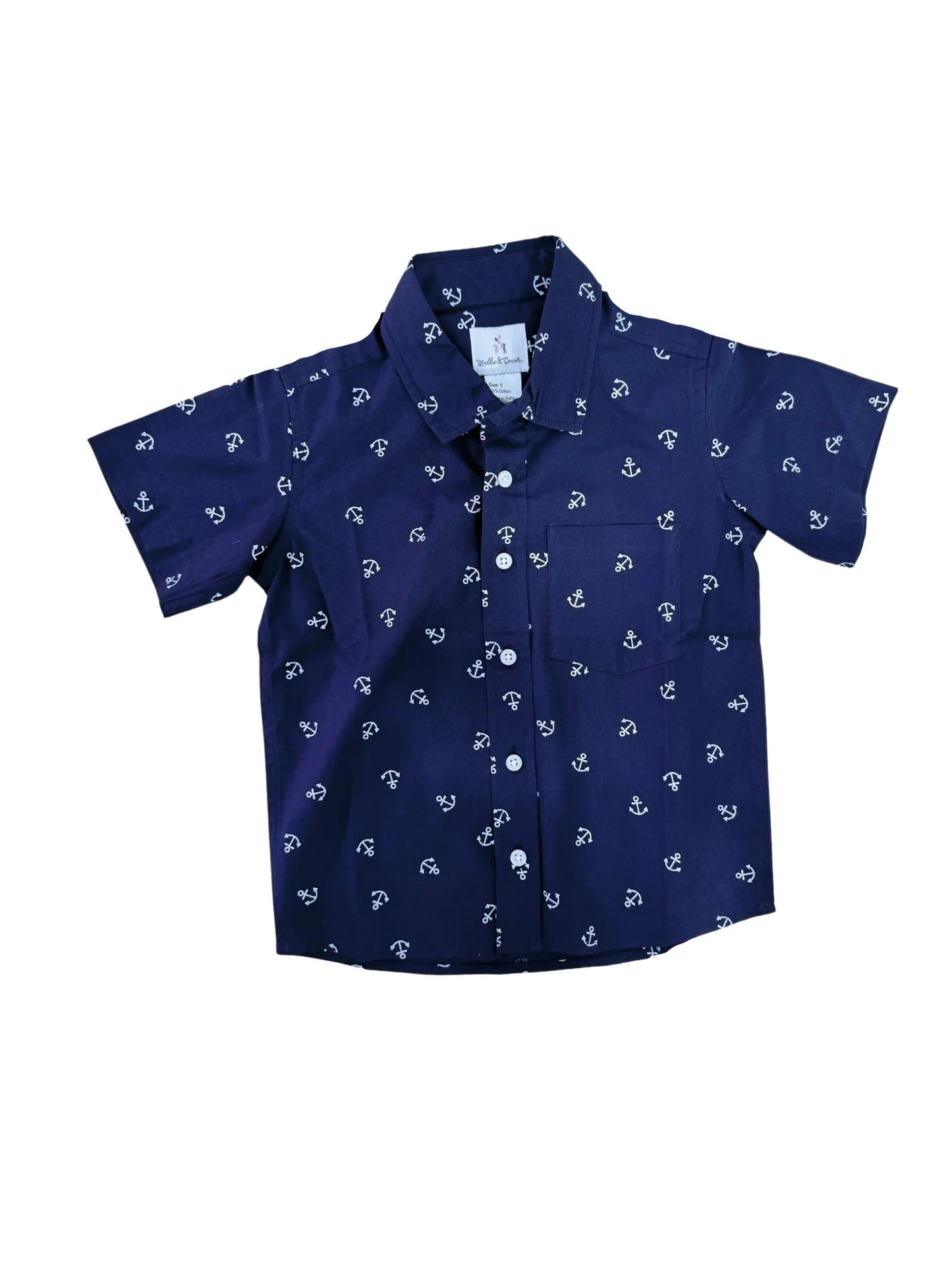 Anchors Away Button Down - Maddie & Connor