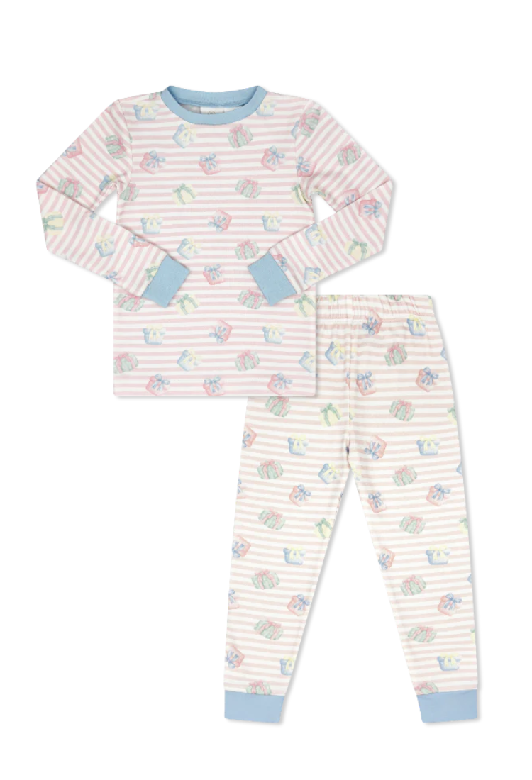 Pink Sweet Pea PJ Set - Lullaby Set