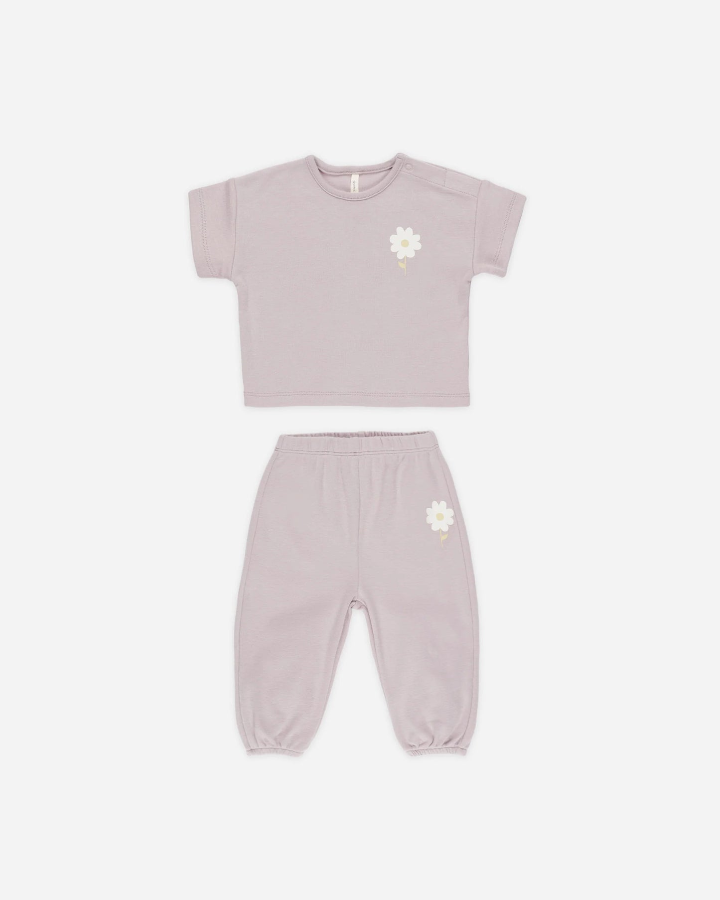 Jersey Tee + Pant Set - Quincy Mae