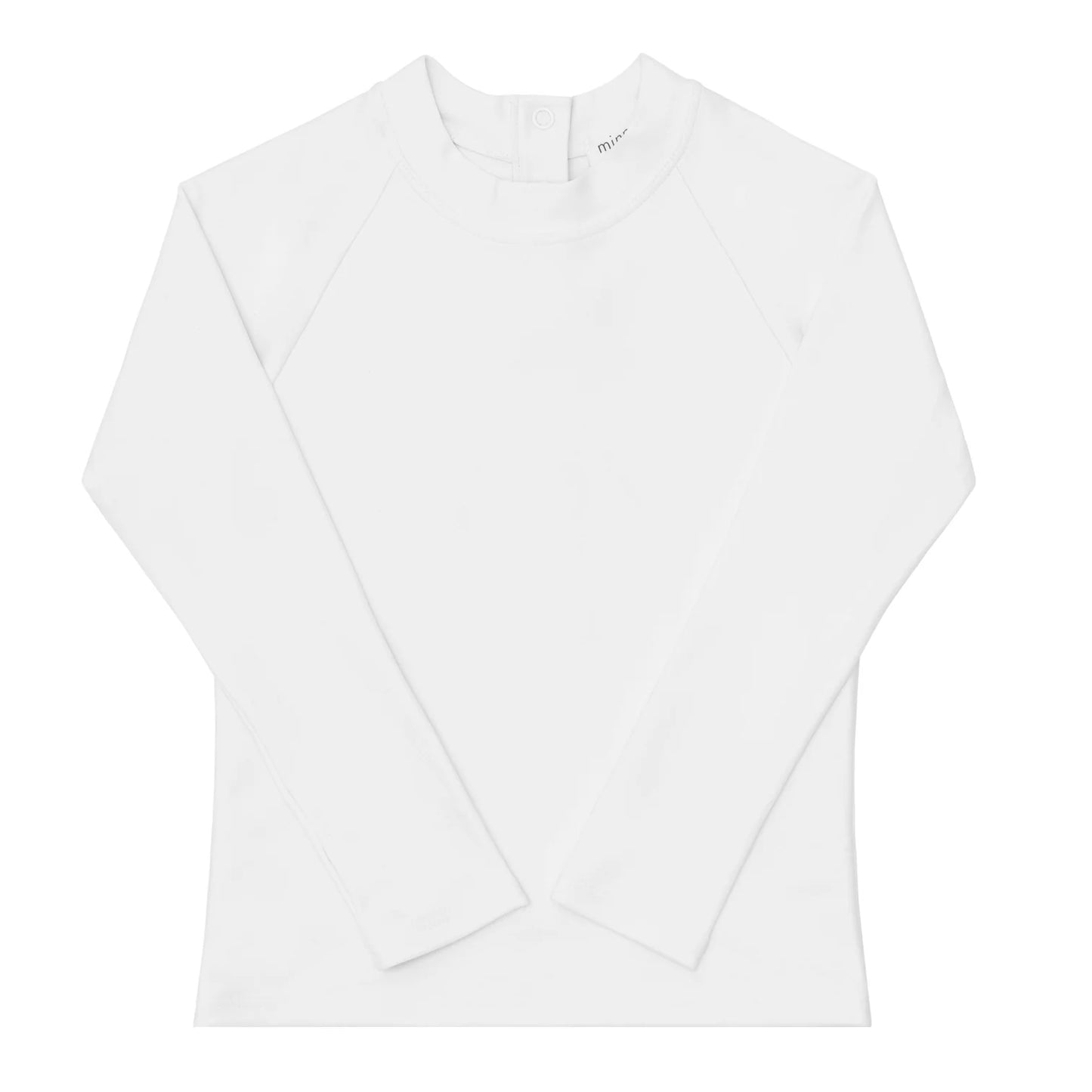 unisex crane white rashguard
