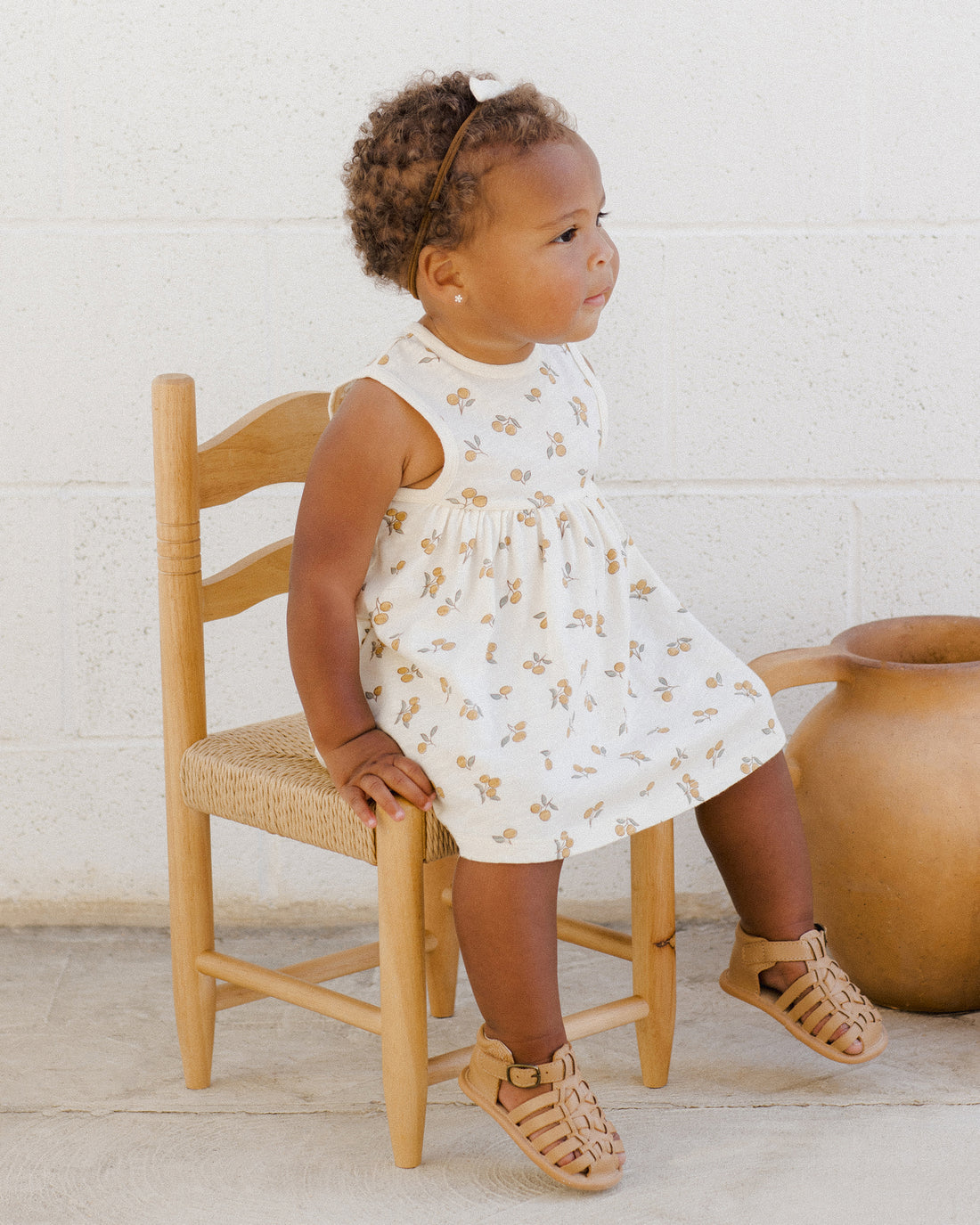 Layla Dress || Oranges - Rylee + Cru