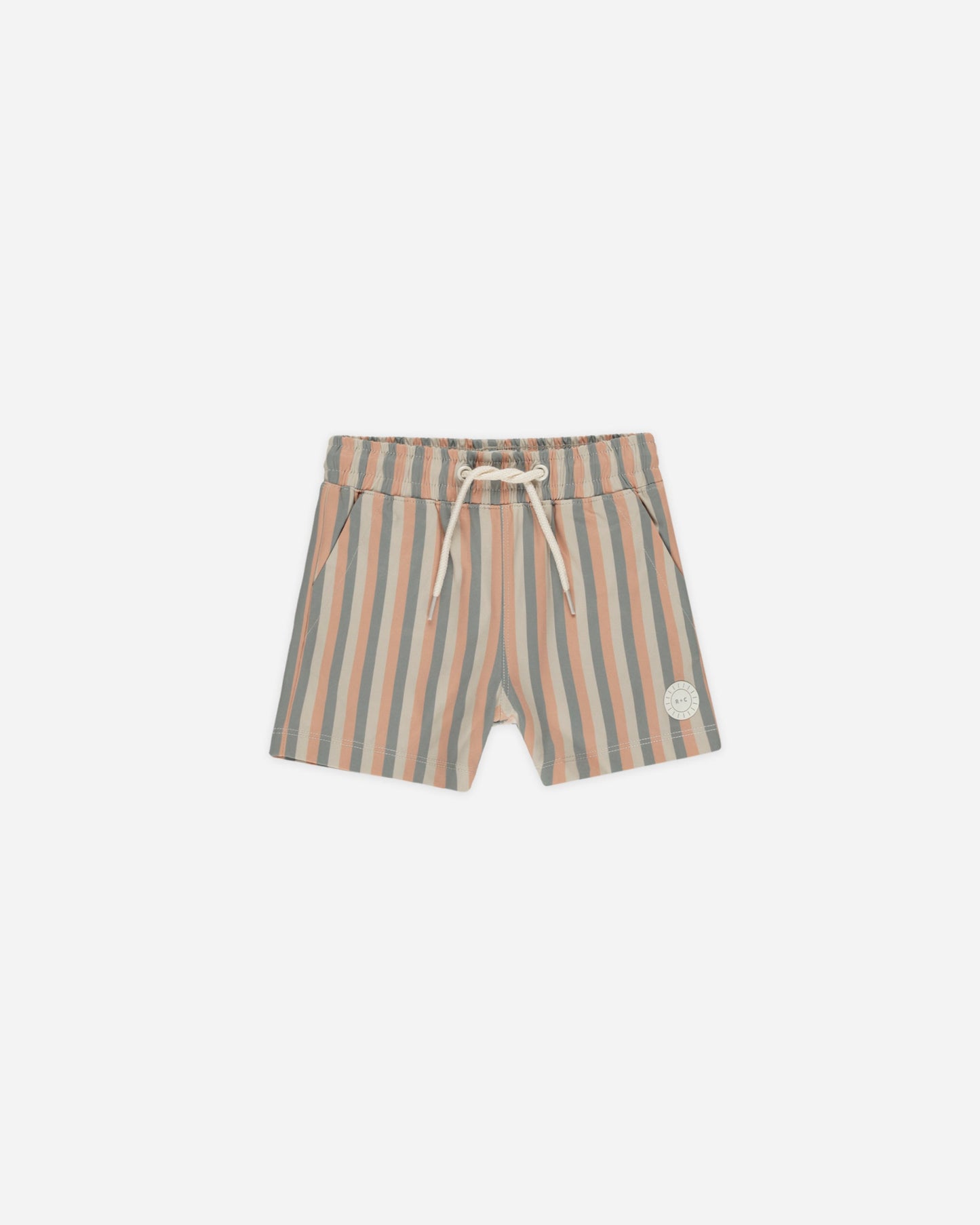 Swim Trunk- Multistripe - Rylee + Cru