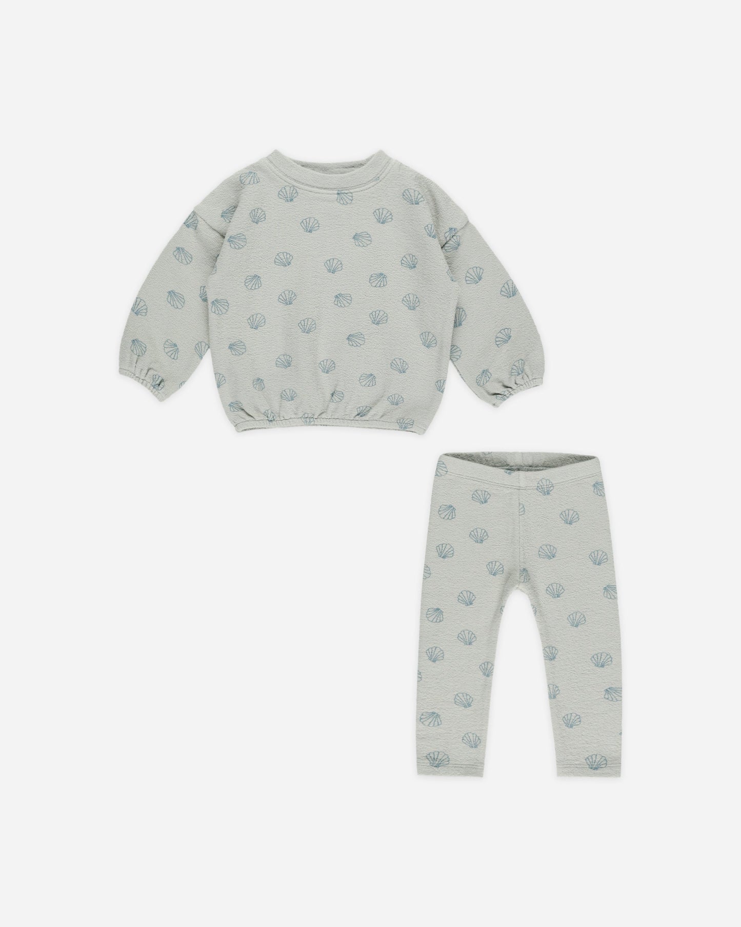 Spongy Knit Seashells- Rylee + Cru