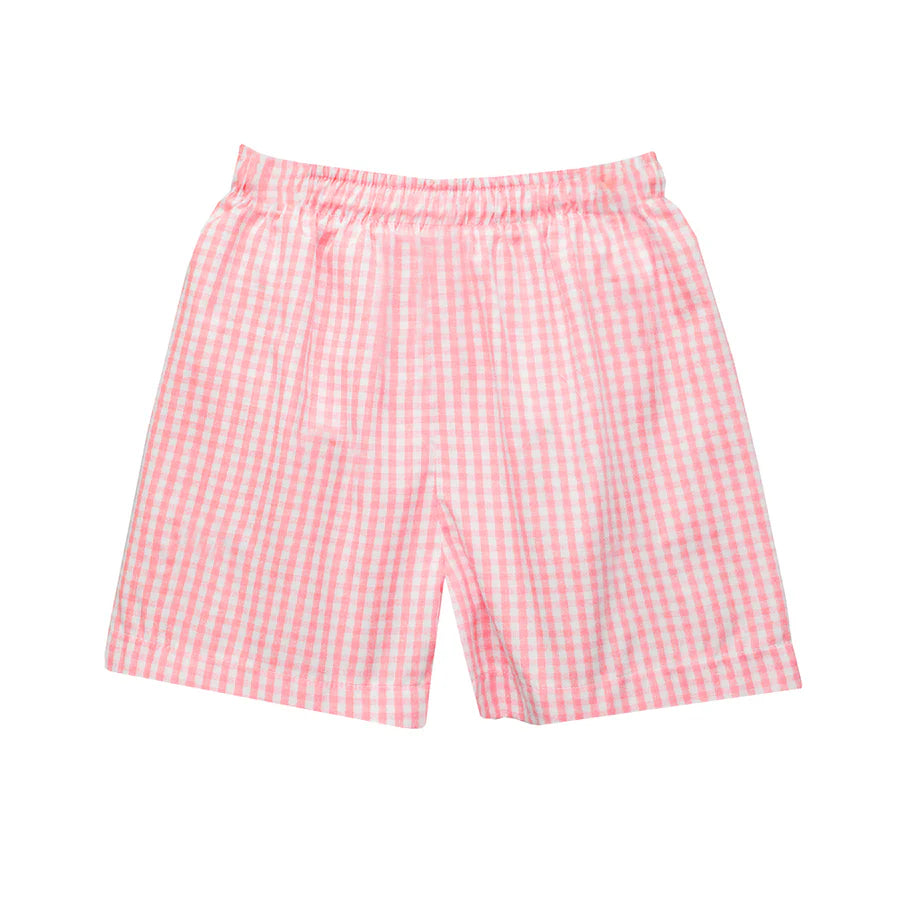 Santa Leo Pants- Red Medium Check