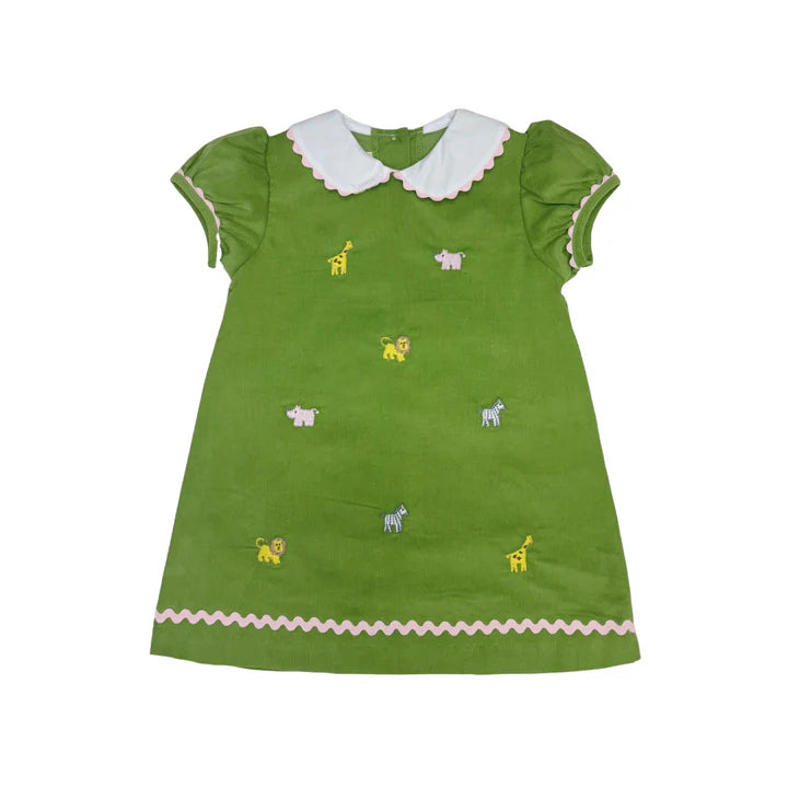 Safari Louisa Dress- Sage Green Cord