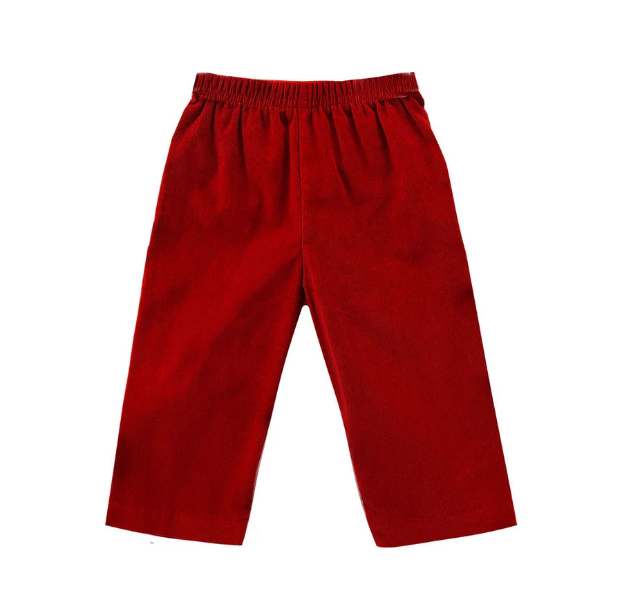 Santa Leo Pants- Red Cord