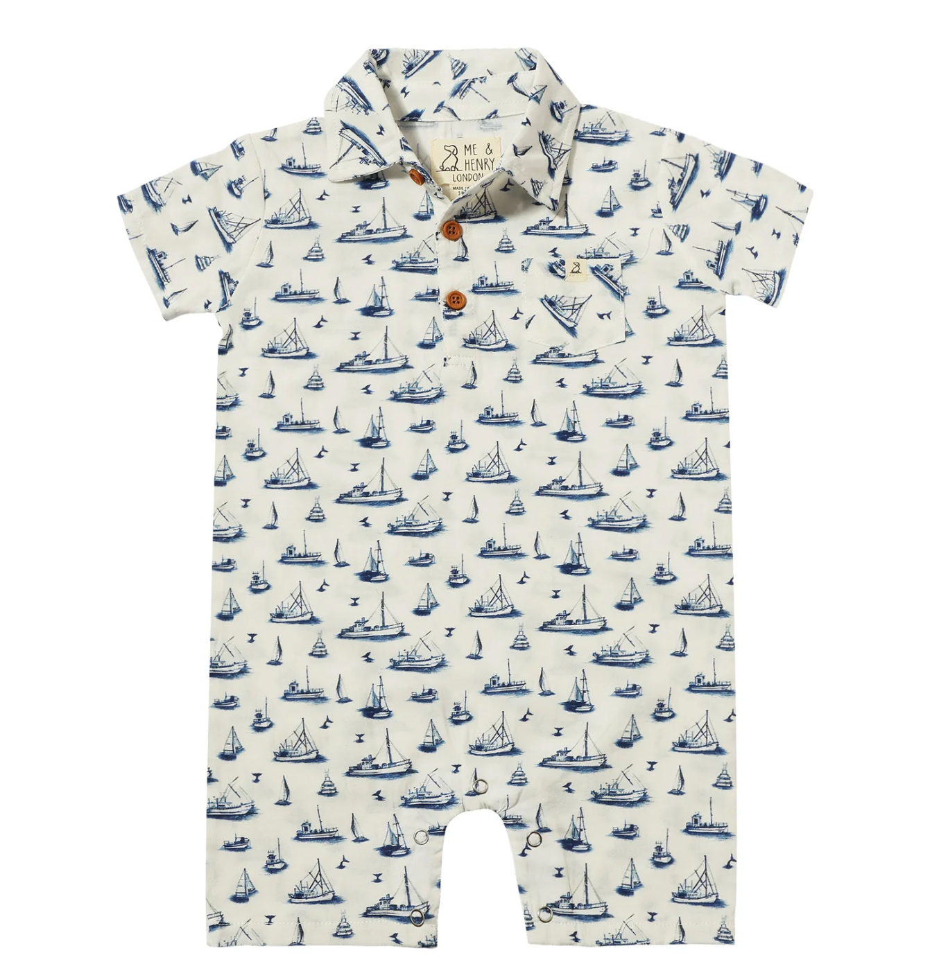 Molokai Printed Romper - Me & Henry