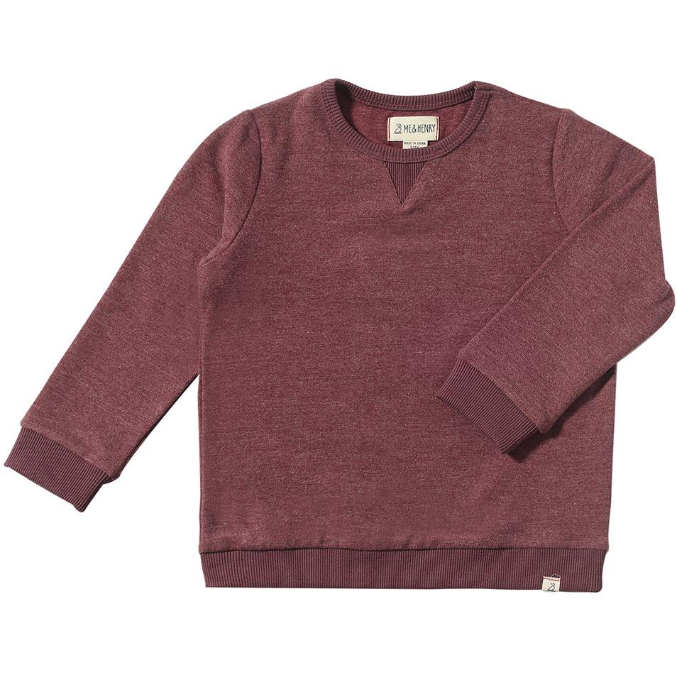 Tarquin Sweatshirt-Burgundy Cosy