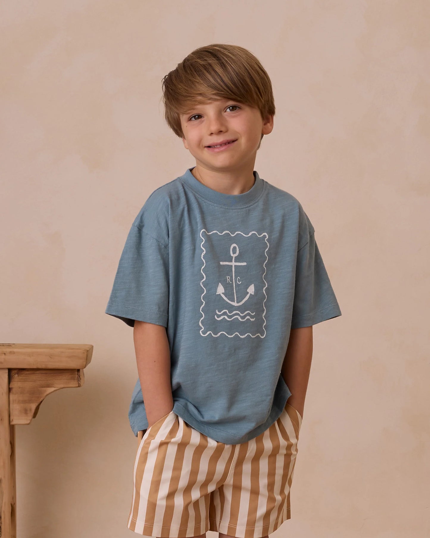 Relaxed Tee- Anchor- Rylee + Cru