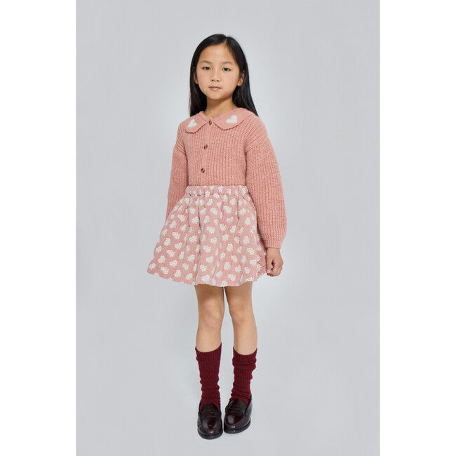 Anita Flower Skirt, Faded Rose- Mi Pounet