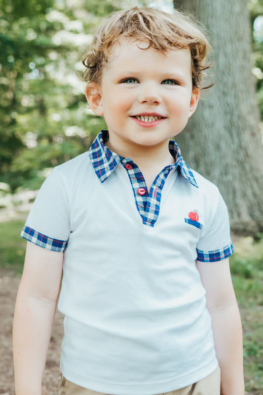 Apple Polo- Maddie & Connor