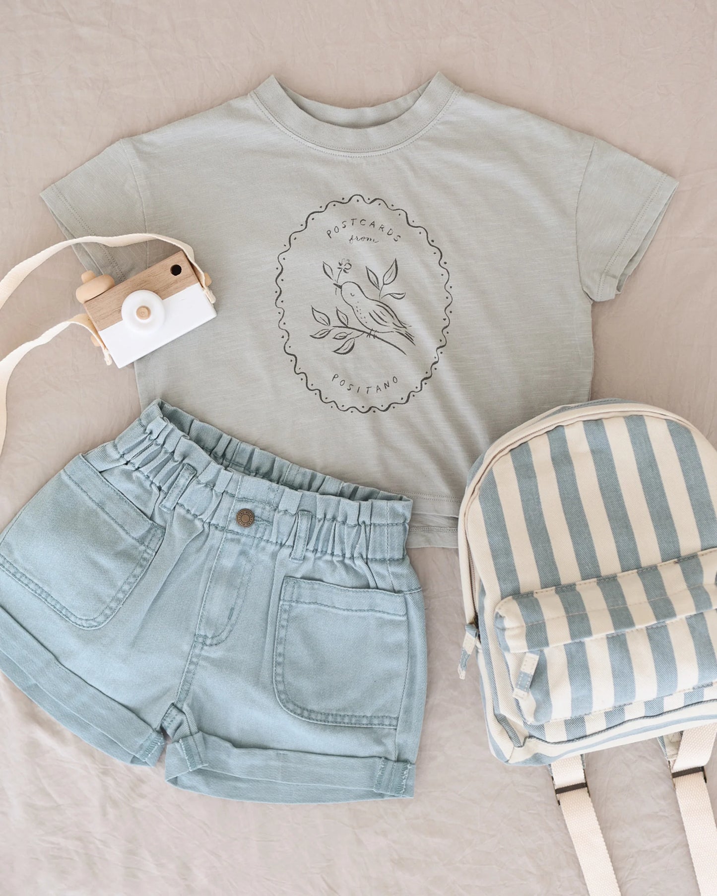 Boxy Knit Tee- Bird- Rylee +Cru