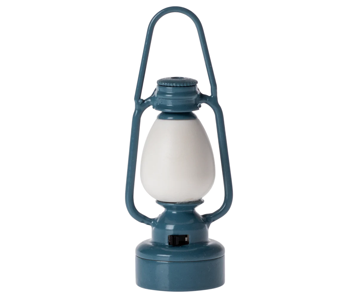 Mouse Vintage Lantern, Blue- Maileg