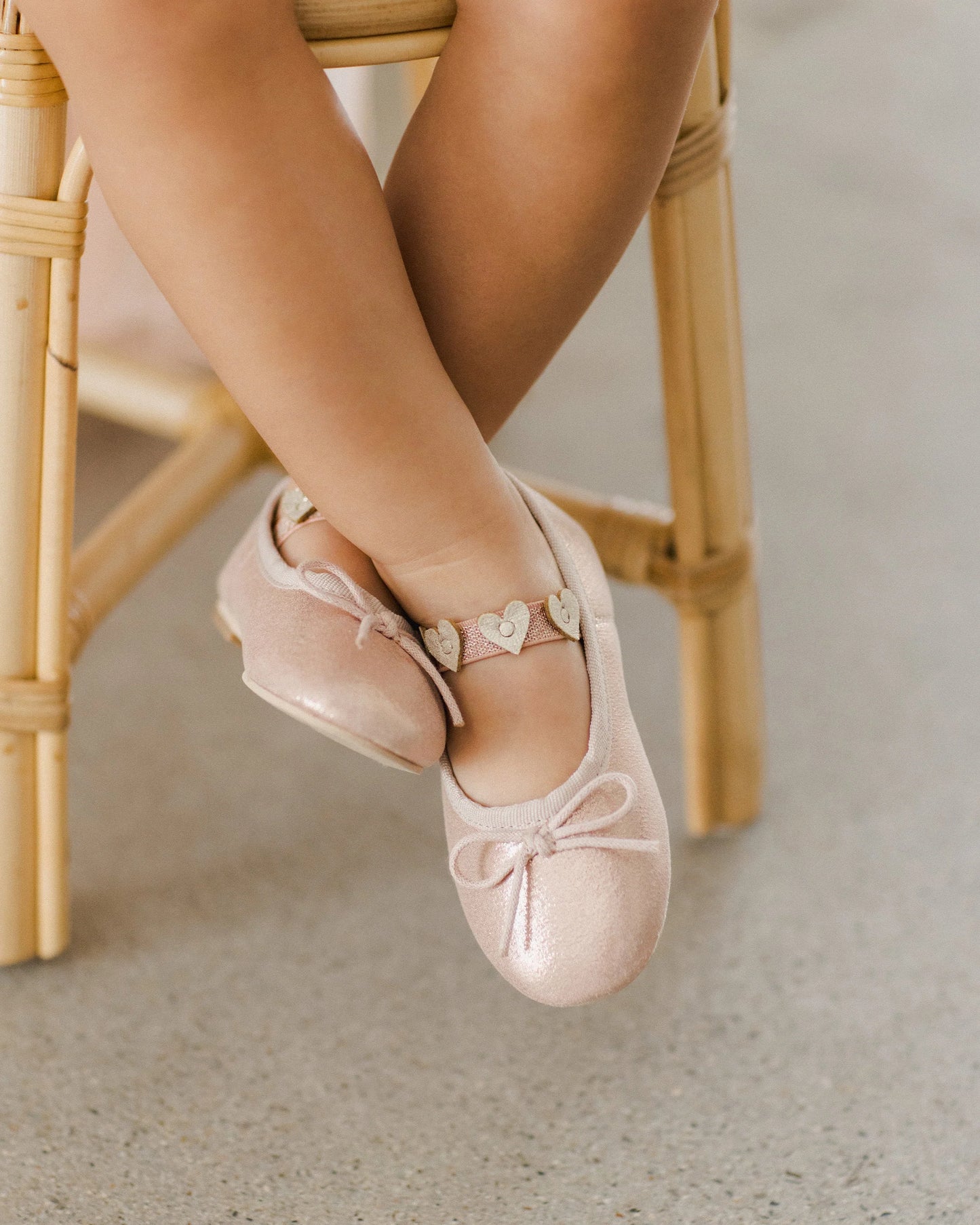 Ballet Flats Bubblegum Shimmer- Noralee