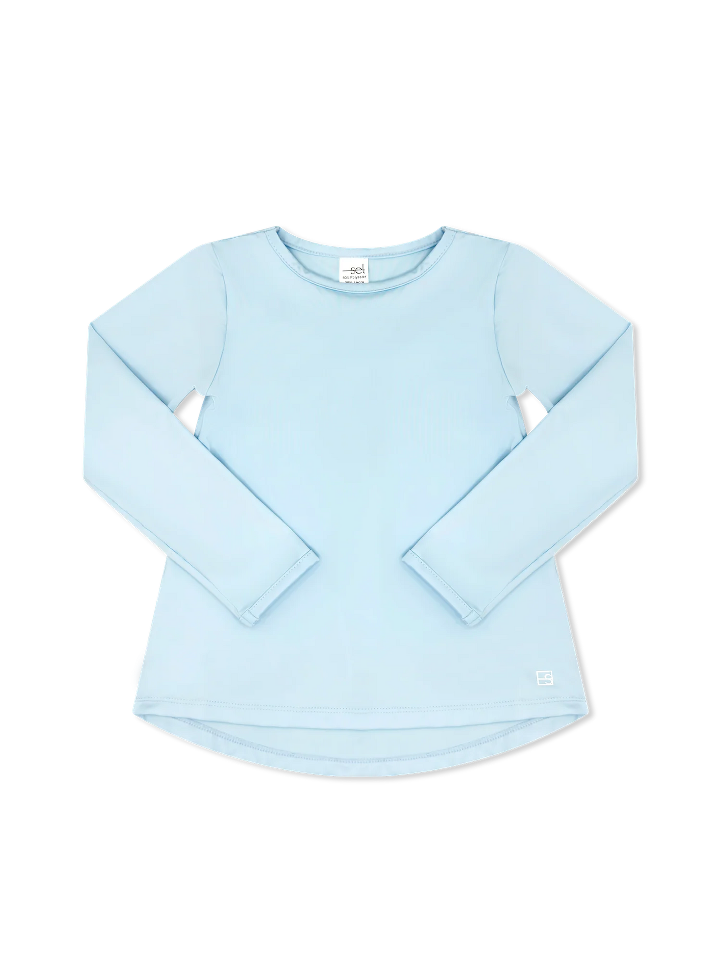 Taylor T Long Sleeve - Cotton Candy Blue, Cotton Candy Pink- Lullaby Set