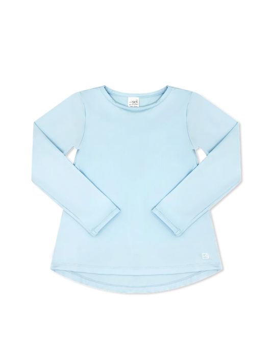 Taylor T Long Sleeve - Cotton Candy Blue, Cotton Candy Pink- Lullaby Set