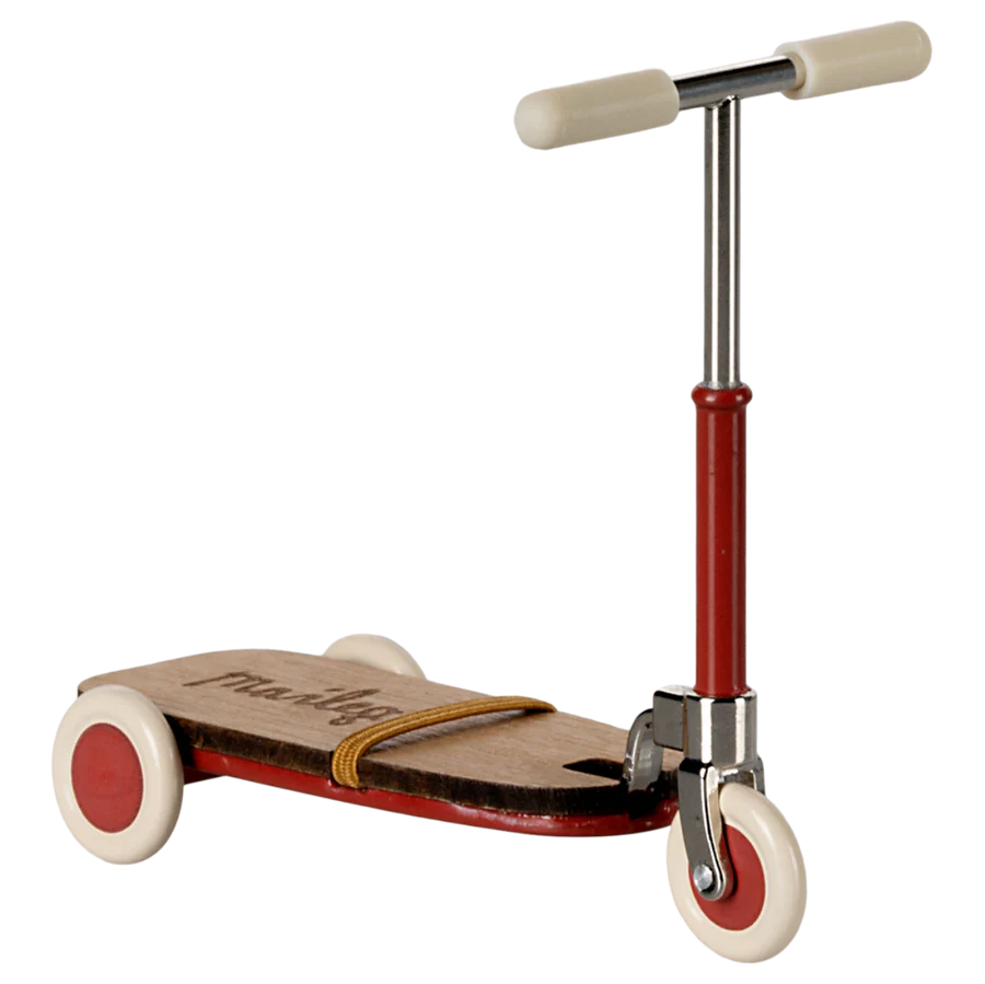Mouse Kickboard, Red- Maileg