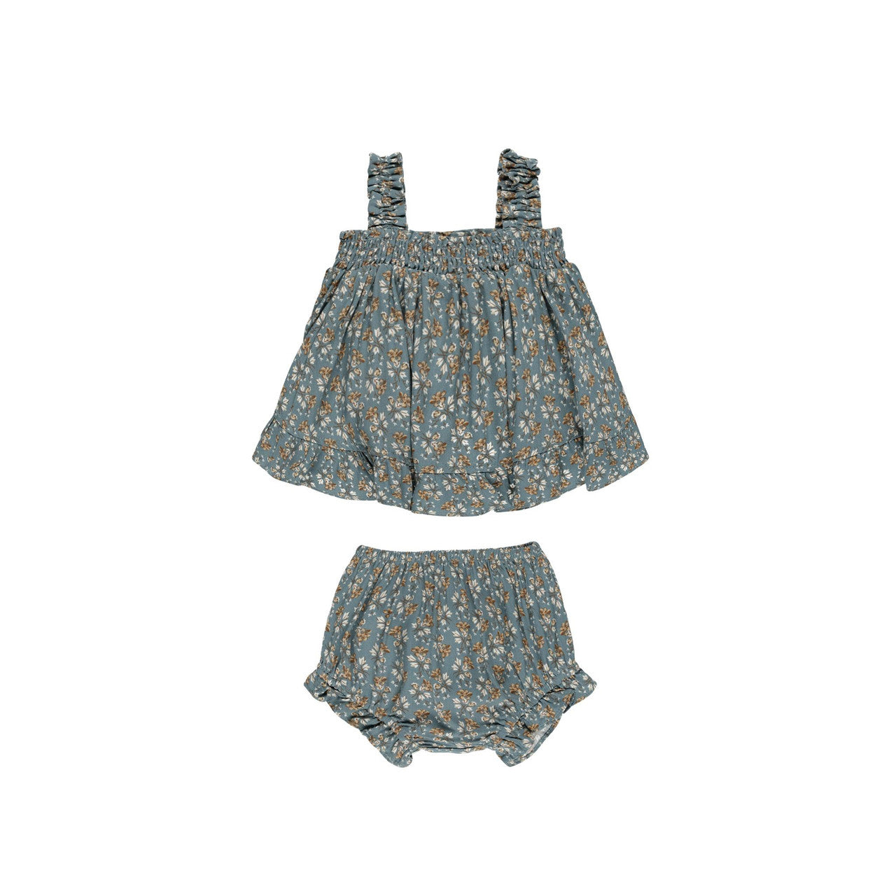 LaLa Blue Floral Set by Rylee + Cru