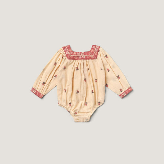 Lali Little Adelle Romper in Petite Flower Embroidery