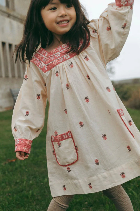 Lali Adelle Dress in Petite Flower Embroidery