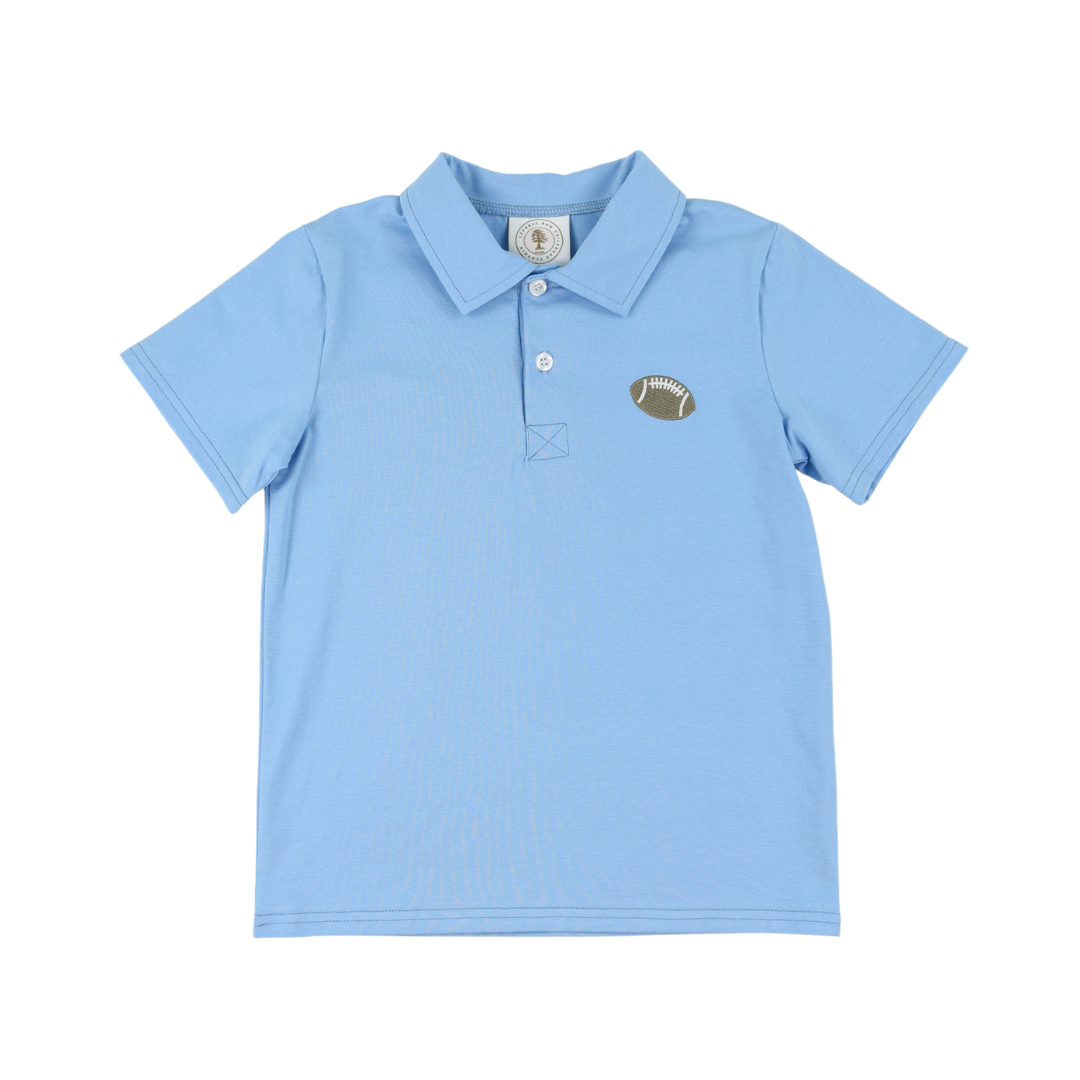 Fan Zone Polo- Light Blue- Cypress Row