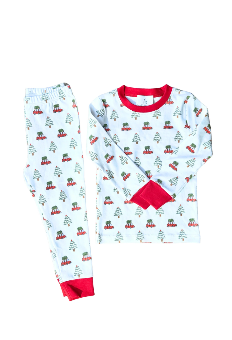 Christmas Cars PJs - Maddie & Connor
