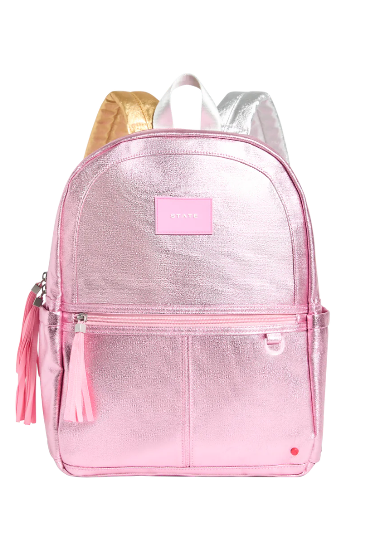 Kane Pink Metallic Backpack