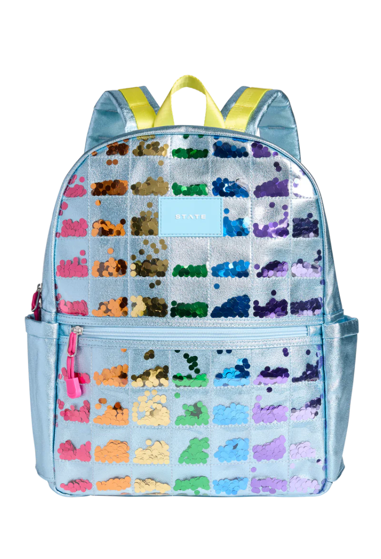 Kane Quilted Sequin Backpack
