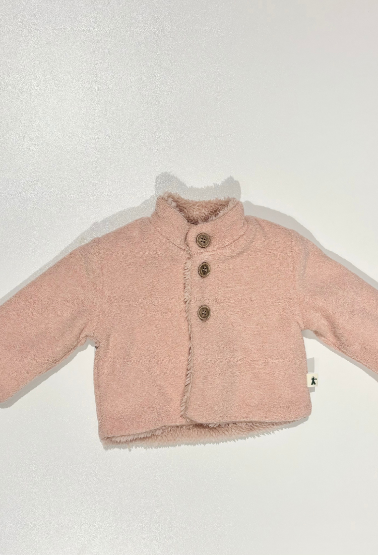 Pink Fur Jacket - Petit Indi