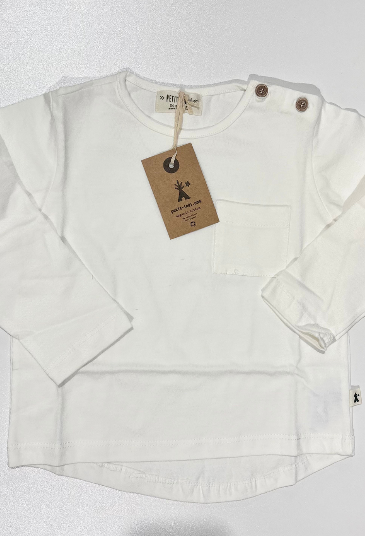White Button Top - Petit Indi