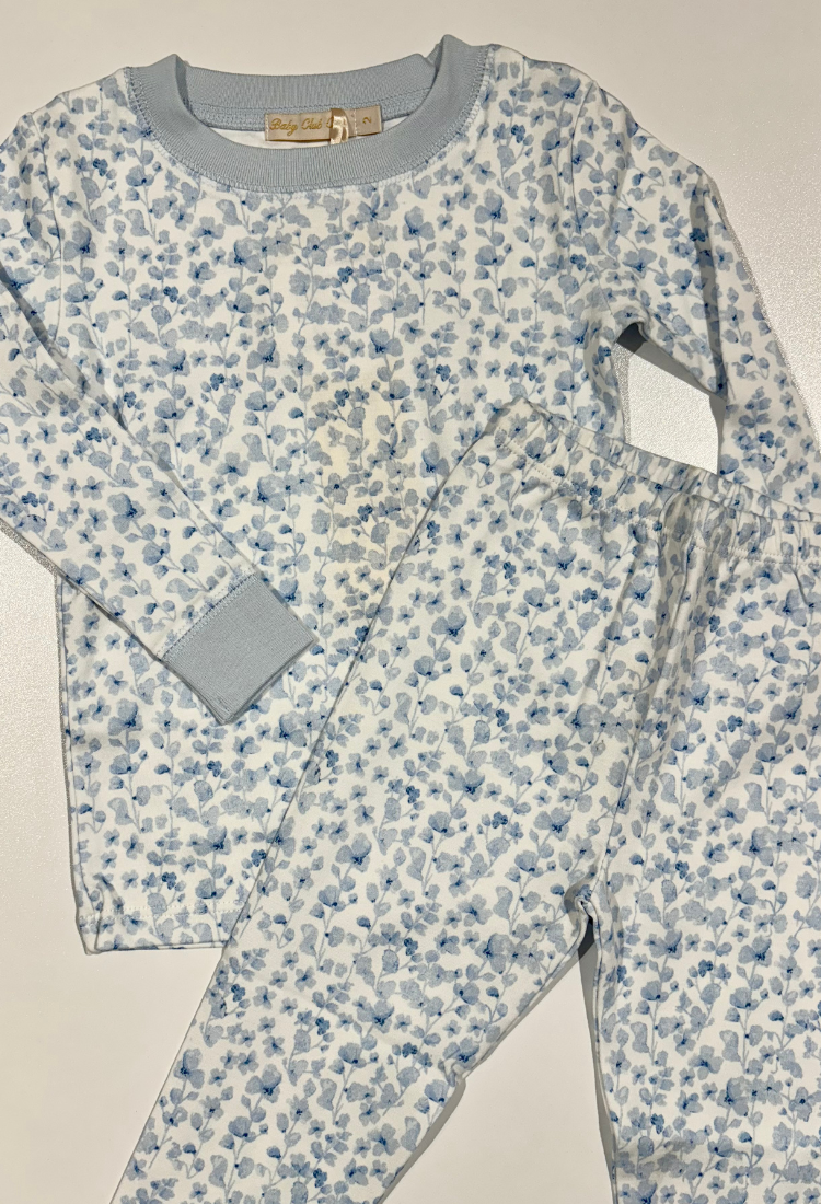 Blue Begonia PJ Set - Baby Club Chic