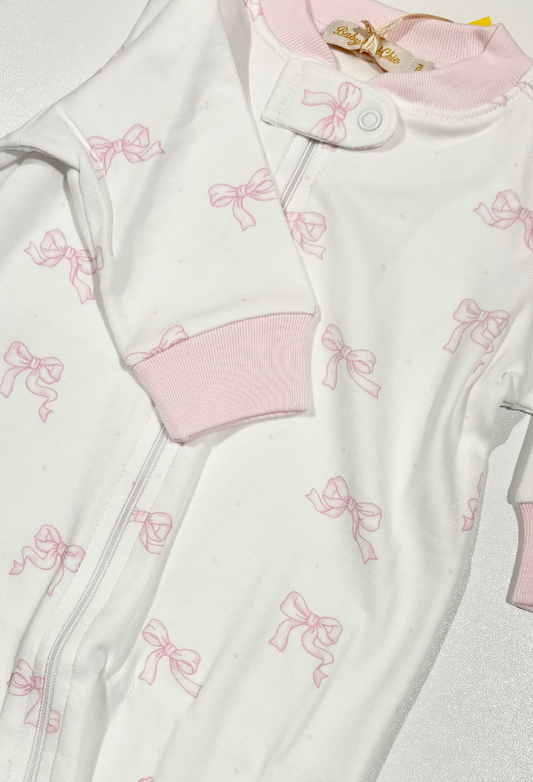 Pretty Bows Footie - Baby Club Chic