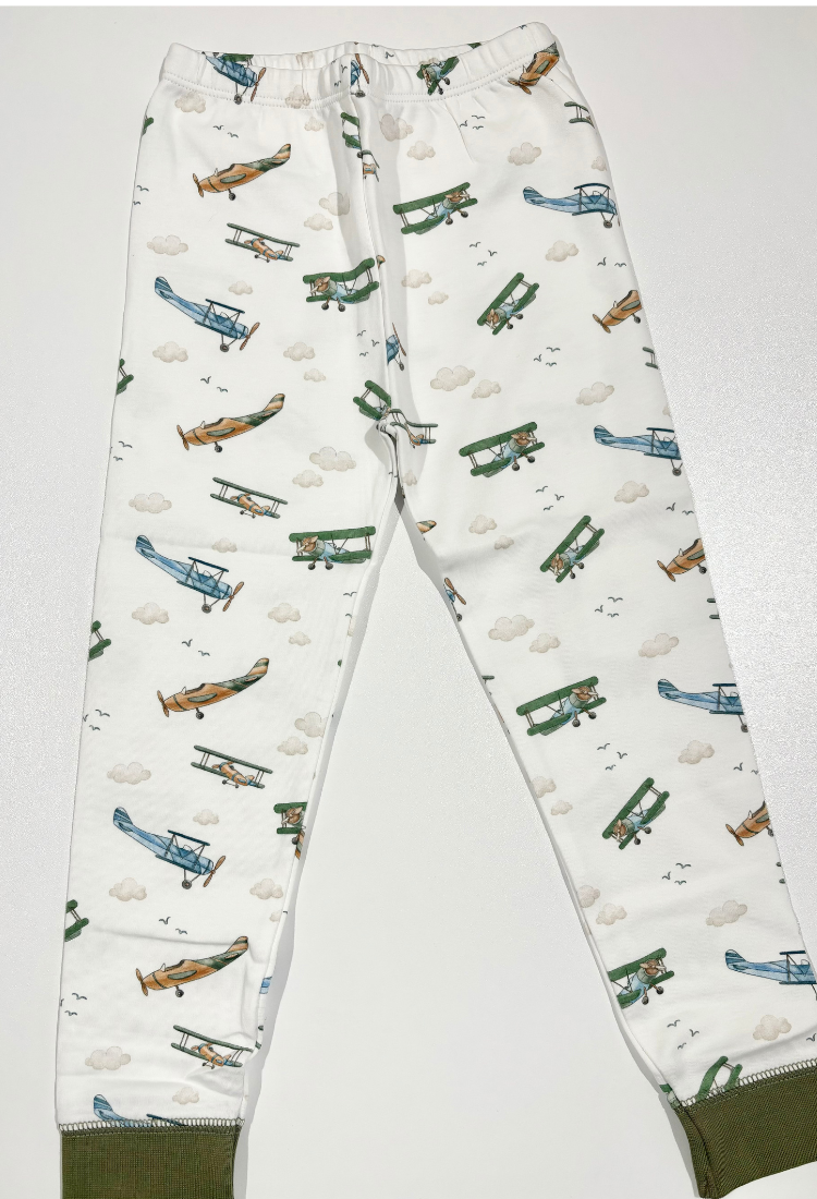 Airplanes PJ Set - Baby Club Chic