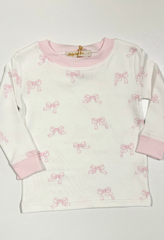 Pretty Bows PJ Set - Baby Club Chic