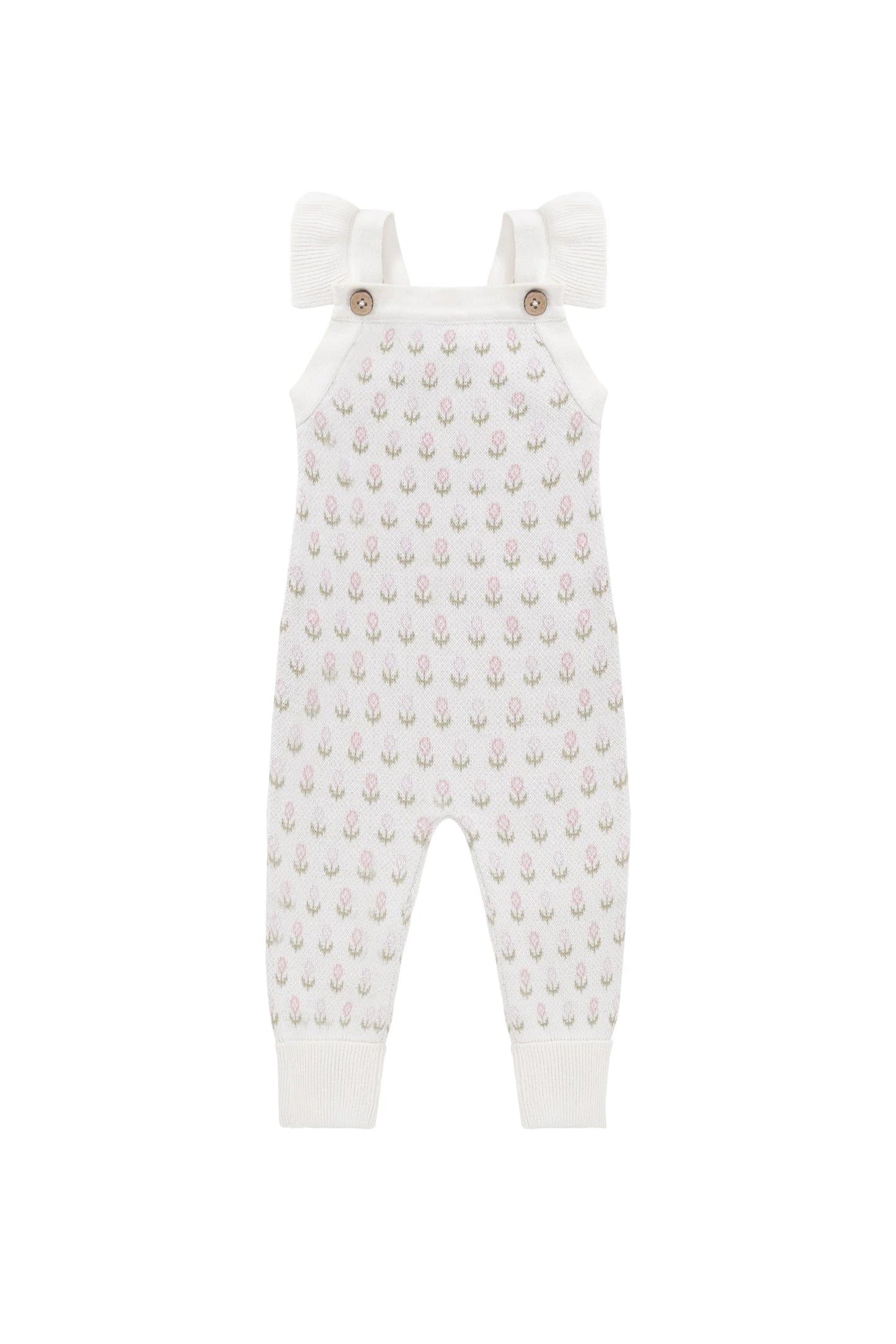 Savannah Onepiece - Olivia Jacquard Slightly Pink- Jamie Kay