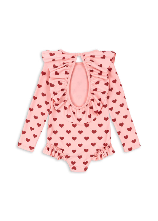 Heart Manuca LS Swimsuit GRS - Konges Sloejd