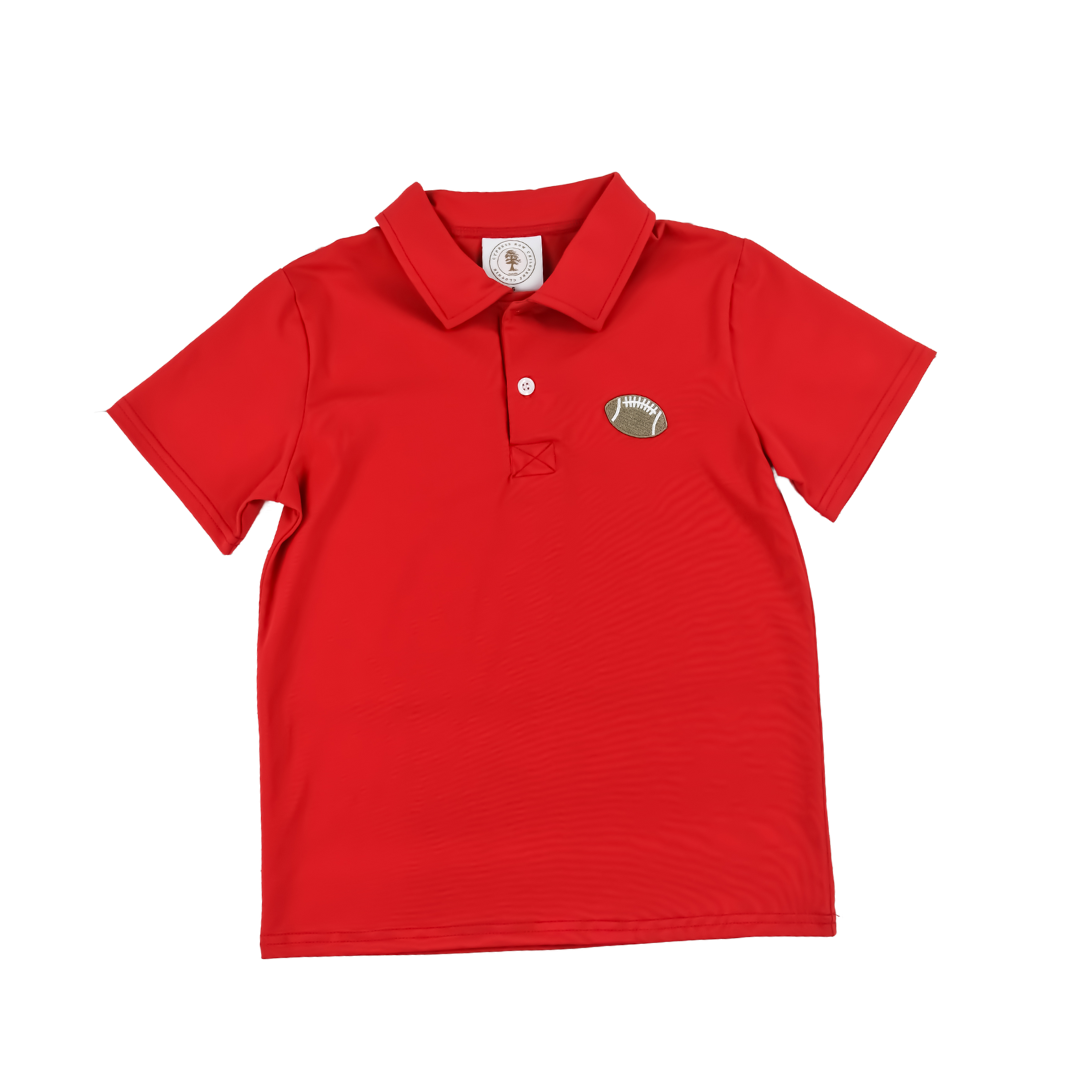 Fan Zone Polo- Red