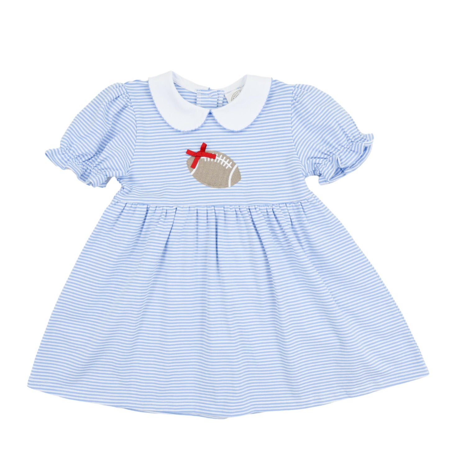Powder Blue Stripe Tailgate Dress- Cypress Row