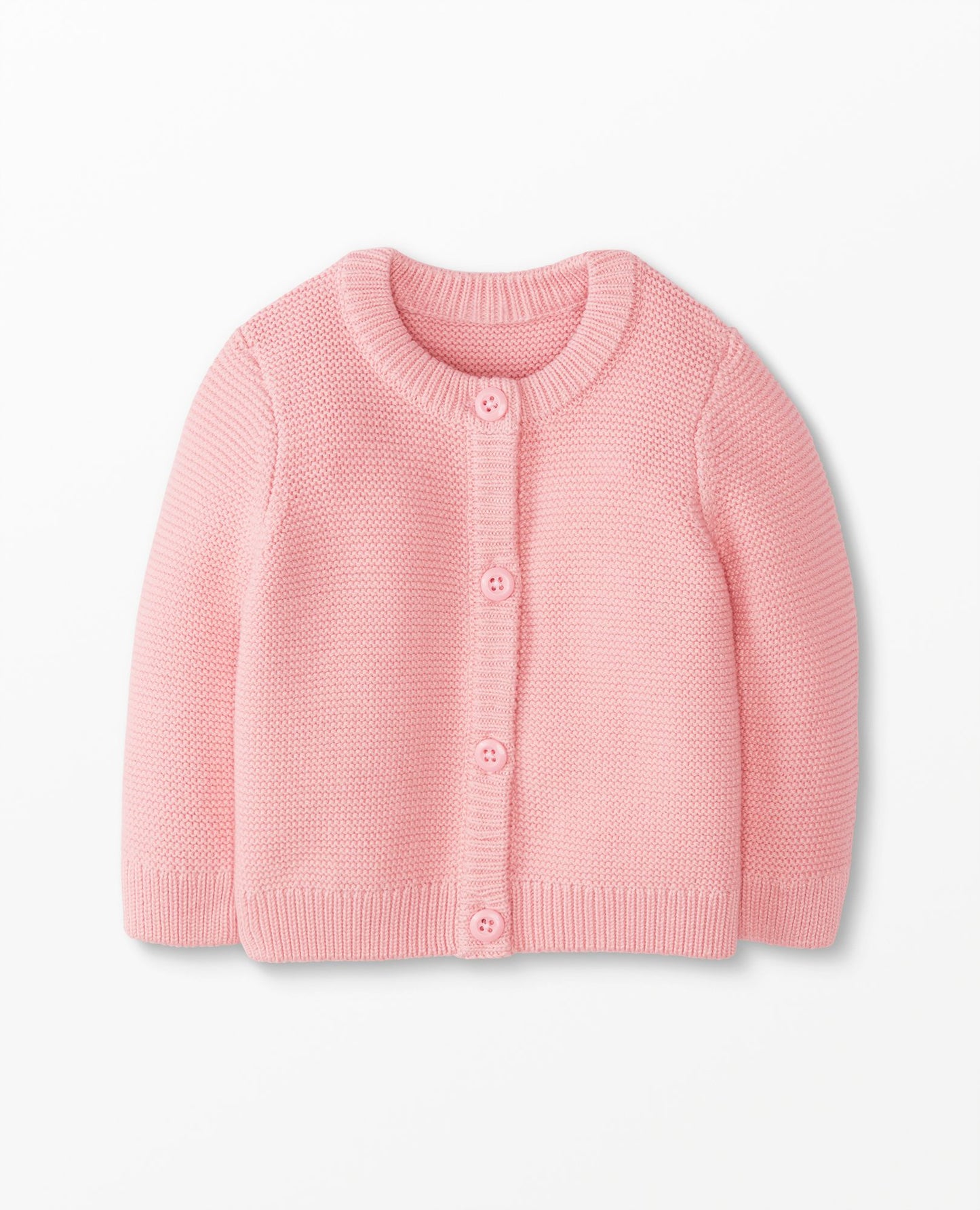 Baby Sweater Knit Cardigan Blush Pink