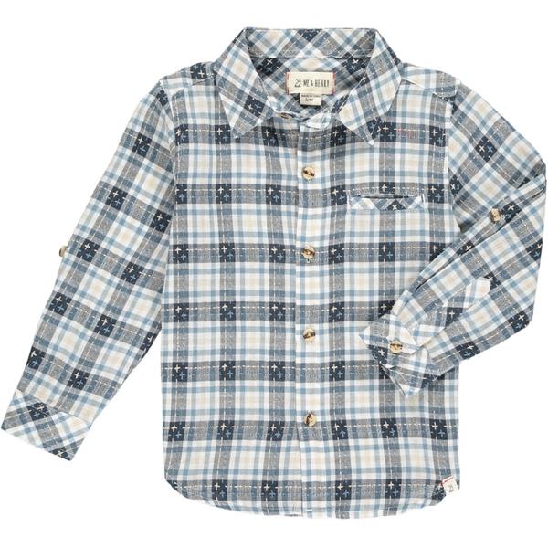 Atwood woven shirt- Grey/black plaid