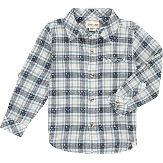 Atwood woven shirt- Grey/black plaid