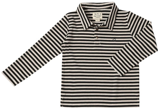 Spencer polo- Black/Cream